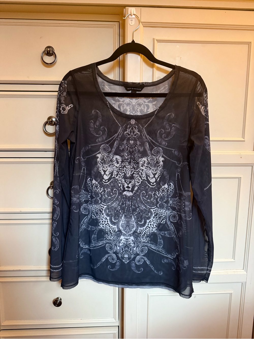 Y2K Rock & Republic Sheer Long Sleeve